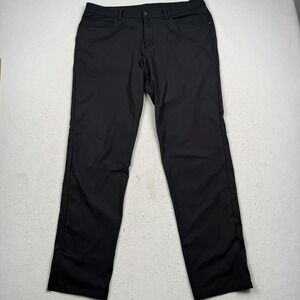 Lululemon ABC Classic Pants Mens 36 Gray Tech Performance 5 Pocket Casual